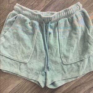 Women's Casual Green Shorts